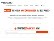 Tablet Screenshot of graduand.com